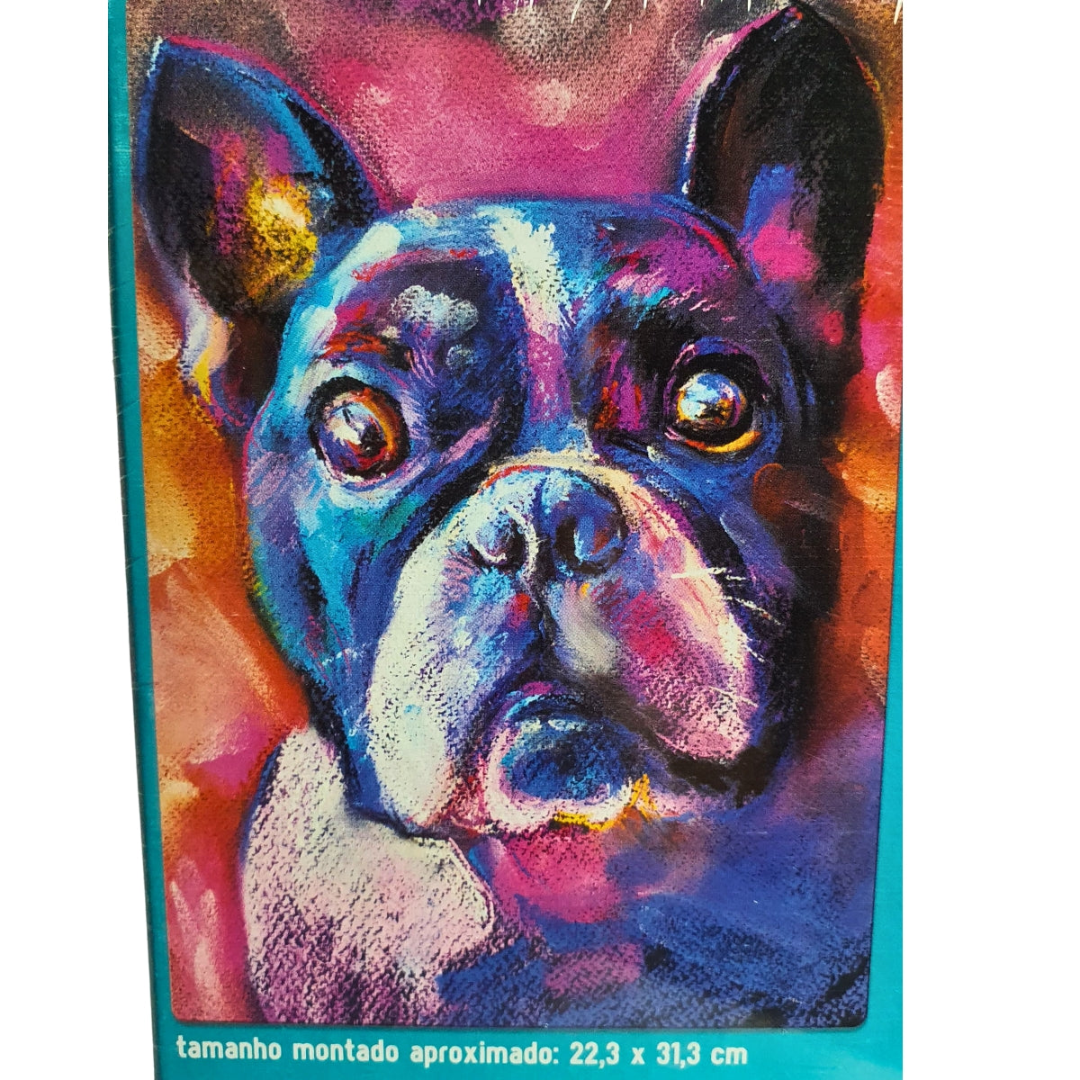 Quebra-Cabeça Toyster Colorido Cachorro 500 Peças Nano - Retrato Animais Quebra-Cabeça Toyster Colorido Cachorro 500 Peças Nano - Retrato Animais